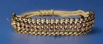 Pink Crystal Gold-tone Channel Settings Sliding Knot Cord Bracelet. Fixed Price $11.34.