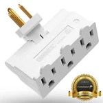 Etl Listed Grounded Swivel 3 Outlet Indoor Wall Tap Power Adapter Ac Plug Mini. Fixed Price $9.99.
