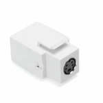 Leviton 40734-CVW Quickport Female, S-video, White. Fixed Price $5.00.