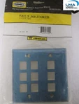 Hubbell SSF209 Plate Wall Port Jack Stainless ***new. Fixed Price $6.58.