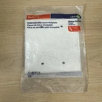 New Sealed Leviton R52-PJ23-W Unbreakable Midway 3/8 Gang Blank Wallplate. Fixed Price $9.99.