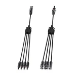 One Pair Solar Panel Y Branch Cable Connection Adapter Connector Extension Us. Fixed Price $6.85.