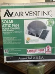 Air Inc # 53510 NPSP8WW Solar Power Attic Roof Ventilator Fan 800 Cfm. Fixed Price $229.00.