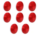8 Pk 4" Round Red Stop Turn Tail Clearance Lamp 12V Grommet Mount TL/40202R3. Fixed Price $64.99.