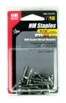 Gardner Bender MS-1575T Durable Improved Graphite Metal Cable Staple 9/16 In.. Fixed Price $6.93.