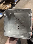 Thomas & Betts 72171 In Electrical Box 4 11/16 Square Knockouts. Fixed Price $9.99.