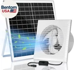 Solar Powered Exhaust Fan, 25W Panel + 8" Ventilation For Outside. Fixed Price $71.00.