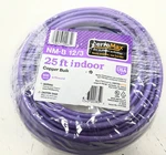 Cerrowire 12/3 25FT Purple Nm-b Indoor Building With Ground 600V New. Fixed Price $32.99.