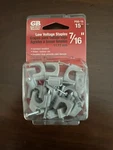Gardner Bender PSG-15 Gray 7/16 In. Low Voltage Staples (6 Packs Of Each). Fixed Price $10.00.