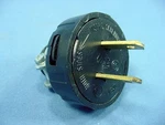 Leviton Black Straight Blade Vinyl Male Plug Cord Clamp Non-polarized 15A 48646. Fixed Price $8.54.