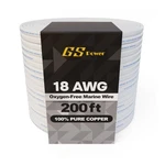 Gs Power Duplex Marine Wire, 18 Gauge AWG-200 Ft, Red, Black, White. Fixed Price $71.99.