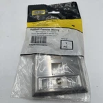 Hubbell Premise Wiring SSFL13 Gang Ports Stainless Steel Face Plate Label. Fixed Price $19.95.