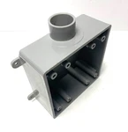 New! Carlon Lamson & Sessons E9802E-CTN Two Gang Box 3/4". Fixed Price $8.10.