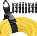 Heavy Duty Extension Cord Holder Organizer (8 Pack Black) 17 Inch Adjustable Sto. Fixed Price $11.08.