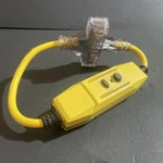 Southwire 26020008-6 Shockshield Gfci In-line Cord 3-OUTLETS 12/3 5-AMP Sjtw. Fixed Price $13.00.