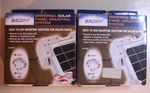 Sunforce Universal Solar Panel Mounting Brackets Fixing Kit - Set Of 2 Boxes. Fixed Price $39.99.