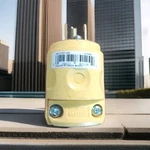 Leviton Amp Yellow Commercial Grade Straight Blade Plug Nema 5-15P. Fixed Price $12.99.