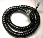5-PACK Lot Handset Cord Uniden Slimline Phone 1100BK 1260BK 1360BK Black 12FT. Fixed Price $14.99.