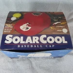 Solar & Battery Powered Golf Hat W/ Mini Fan Cooling Trucker Cap Nib. Fixed Price $10.00.