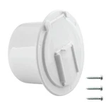 Halotronics Rv 4.75 In Round Electrical Cable Hatch For 30/50 Amp Cords White. Fixed Price $15.85.