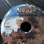 Ancor Marine Grade Black 4 Awg BC-5W2 600V Tinned Copper Battery Boat Cable 100'. Fixed Price $130.00.