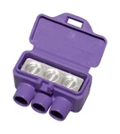 King Innovation 95110 300V Purple 3-PORT Aluminum Copper Lug Wire Connector. Fixed Price $51.74.