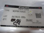 Lot 720 Pcs Nichia Led NSPRR70ASS Bright Red P4 7.60MM Through Hole. Fixed Price $30.00.