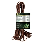 Extension Cord Set 9FT Brown Household Power Supply Hardware. Fixed Price $17.95.