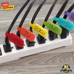 25PCS Wire Markers - Writable Cable Labels With Hook, Loop For Easy Organization. Fixed Price $10.69.