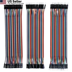 Elegoo Dupont Wire 120PCS(MALE To Female,male Female). Fixed Price $15.66.