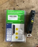 Square QO120GFIC 20A Single-pole Gfci Circuit Breaker (used). Fixed Price $39.00.