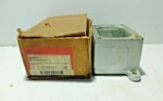 Cooper Cruse Hinds EDS271 Single Gang Device Body DSD918 Front Operated Push. Fixed Price $181.05.