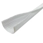 Electriduct 2" Side Entry Cable Wrap Braided Sleeving Inch - 10 Ft, White. Fixed Price $32.99.