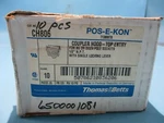 New Box Of 10 Thomas Betts Pos-e-kon CH806 B6 Coupler Hood-top Entry 1/2"NPT. Fixed Price $49.99.