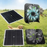 Solar Powered Fan 12V 40W Waterproof 10.5"EXHAUST For Camping Greenhouse Pet. Fixed Price $43.99.