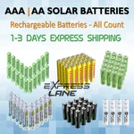 Solar Battery Rechargeable Aaa Ni-mh / Ni-cd Garden Outdoor Light Lot Fast. Fixed Price $46.00.