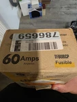 Nib Ge TFN60RCP 60-AMP 240-VOLT Fused Ac Disconnect. Fixed Price $12.00.
