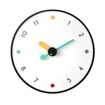 Minimalist Modern Wall Clock With Glass Cover & Silent, Non Ticking Movement. Fixed Price $89.99.