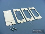 Leviton White Screwless Wall Plate Blank Filler Insert Kit Gfci Gfi 80314-W. Fixed Price $8.27.