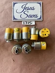 8 Leviton 615CA 15A 250V Grounding Cord Outlet Plug Connector Armored 1715. Fixed Price $25.00.