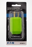 Eaton Commercial Grade Plug Connectors 15A 125V BP3867-4GN. Fixed Price $9.95.