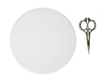 Garvin CBC-800 Recessed Blank-up Cover Plate, 8-INCH Diameter, Steel, White. Fixed Price $57.46.