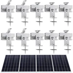 Solar Roof Brackets Kit Universal For 1-4PACK Panels Mounting. Fixed Price $39.55.