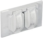Hubbell-raco 5180-1 2-HOLE Weatherproof Device Cover, 4-9/16 In X 2-13/16.... Fixed Price $7.99.