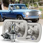For Jeep J10 J20 Pickup 1974-88 5X7" 7X6INCH Led Headlight Hi/lo Beam Halo Drl. Fixed Price $89.99.