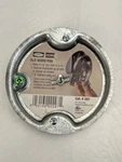 Hubbell Raco 297 4 In. Round Ceiling Rated Box, 1/2 Deep, Old Work Steel. Fixed Price $12.50.