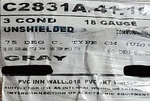 Carol C2831A 18/3C Control/communication Cable UL-2464 Eia RS-232 Gray /50FT. Fixed Price $39.99.