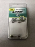 Jandorf 60673 Cartridge, Slow Blow Time-delay Fuse, 500 Ma, 250 V, 35 Ir I945. Fixed Price $9.99.