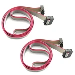 Bogzon 2PCS Flat Ribbon Cable 2.54MM Pitch Row 10 Pin 3.3 Feet, Pack. Fixed Price $8.98.