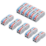 Alitove Lever Wire Connectors Push-in Quick 10PCS, Red, Blue, Gray. Fixed Price $10.52.